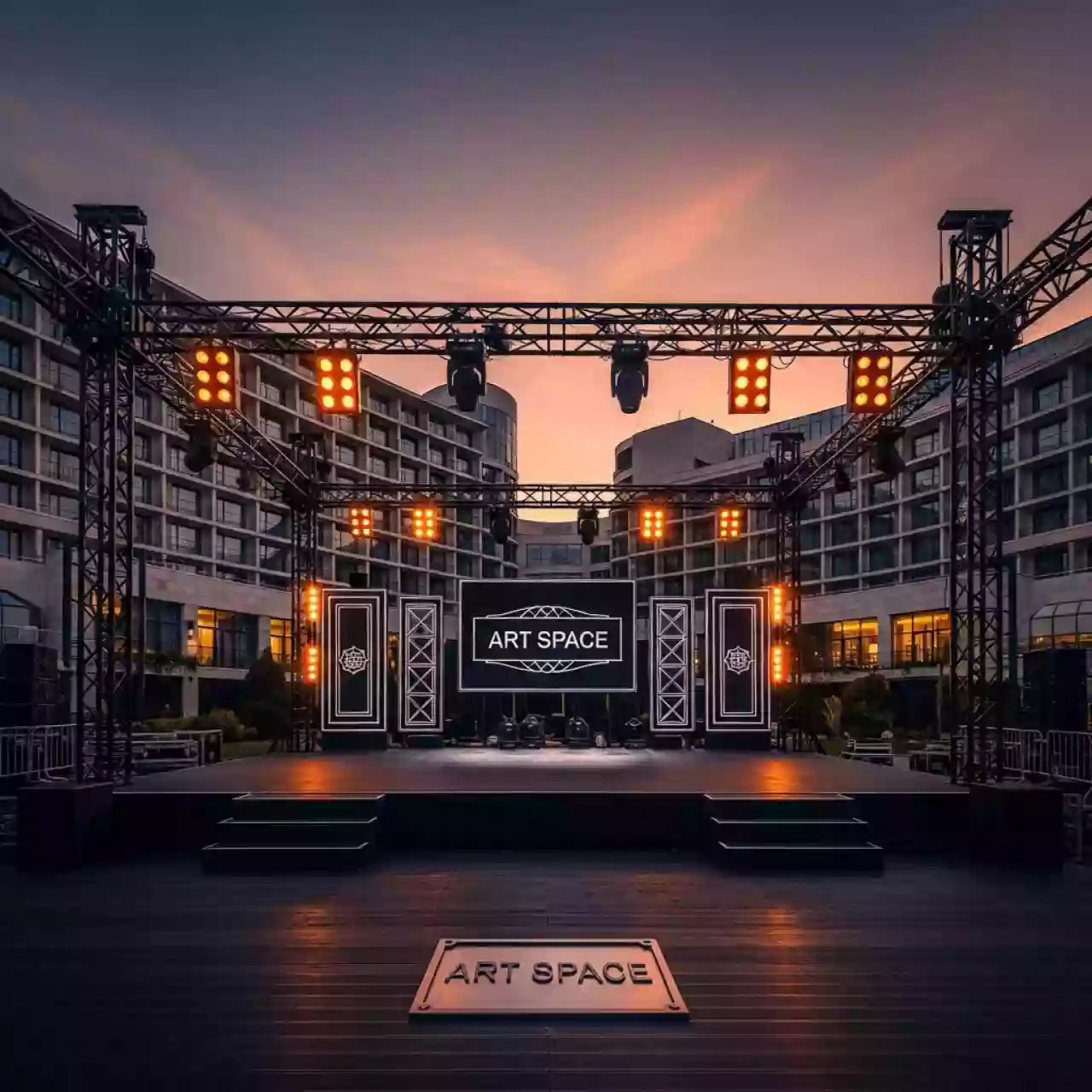 Аренда Сцены сценические конструкции комплексы и оборудование в Сочи Парк Отеле — ART SPACE