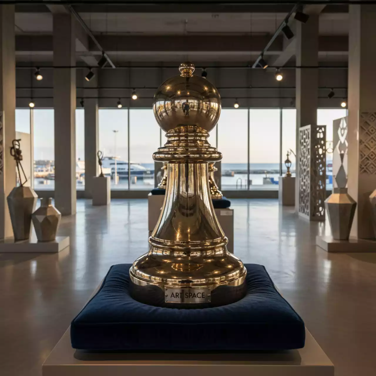 Аренда Шахматная фигура на территории Морпорта Сочи — ART SPACE