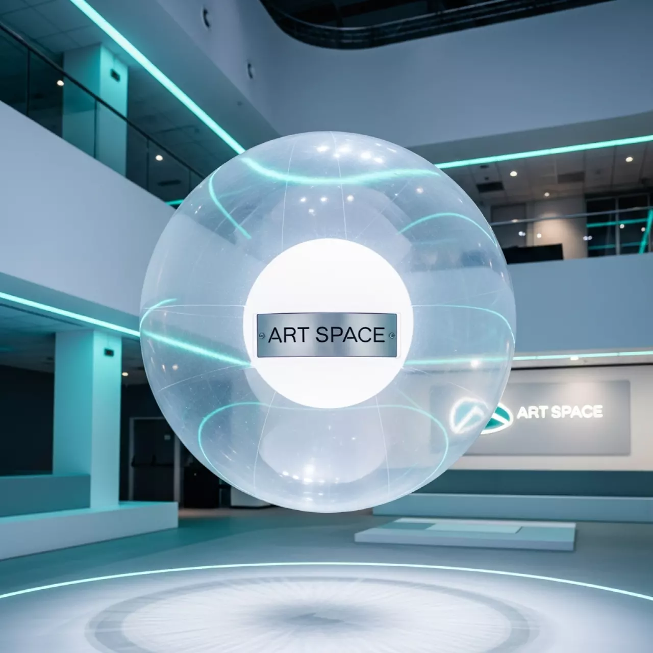 Аренда Шар парящий в потолке на Сочи Автодроме — ART SPACE