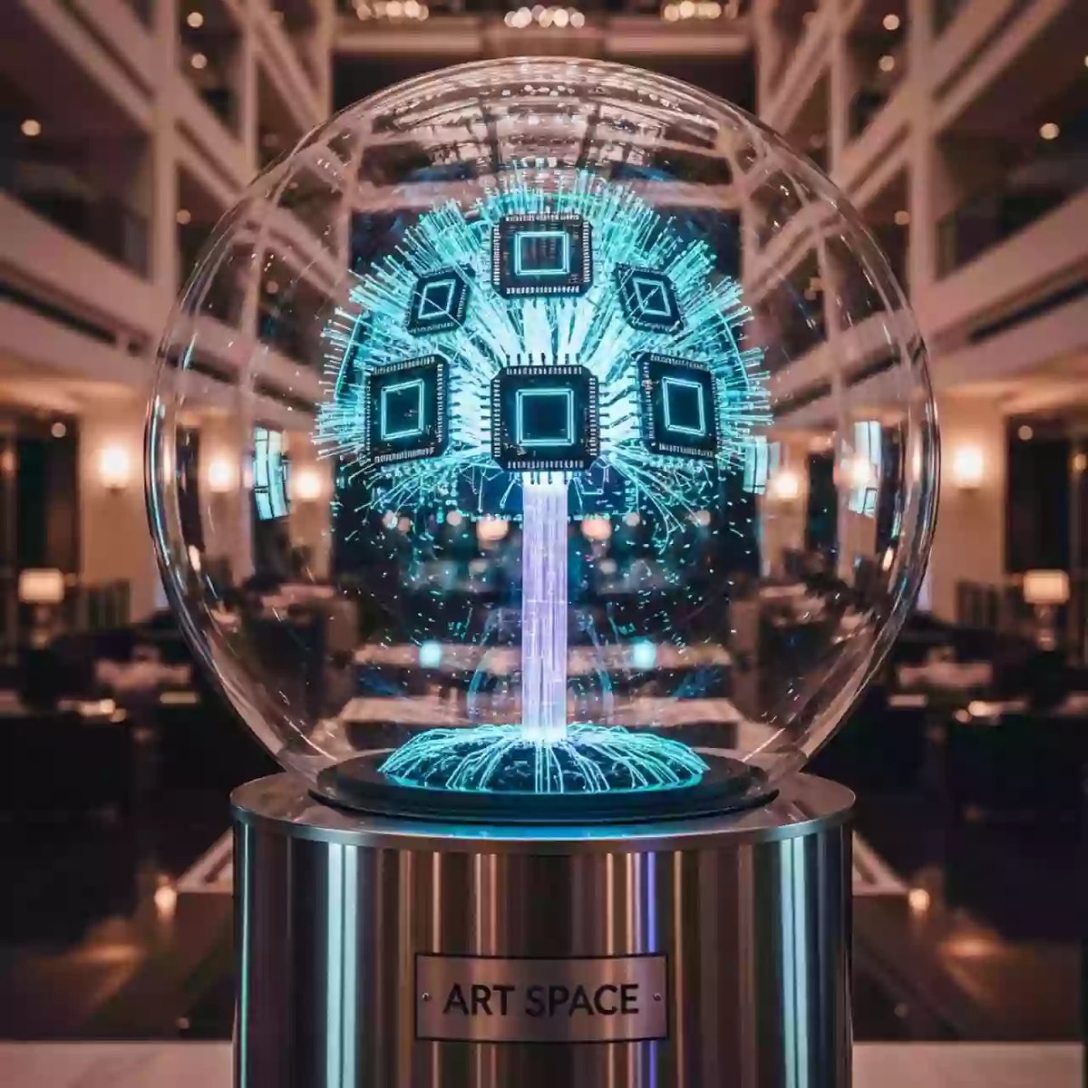 Аренда Шар с елкой в Mövenpick Hotel