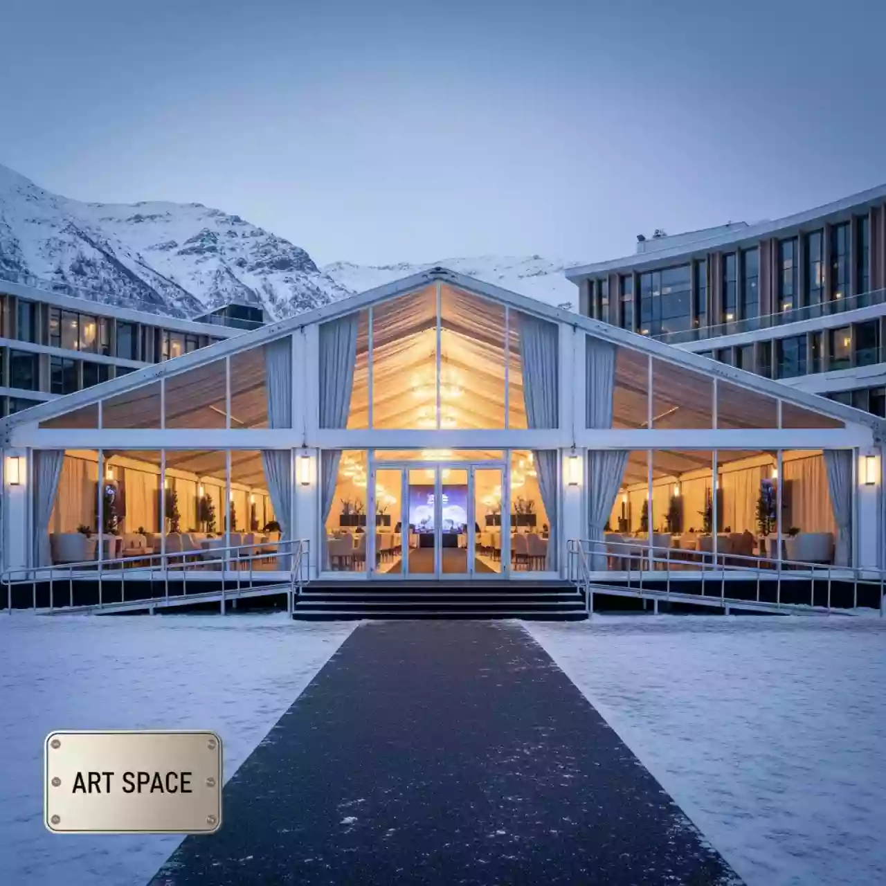 Аренда Шатер 10х45 м в ОКЦ «Галактика» — ART SPACE