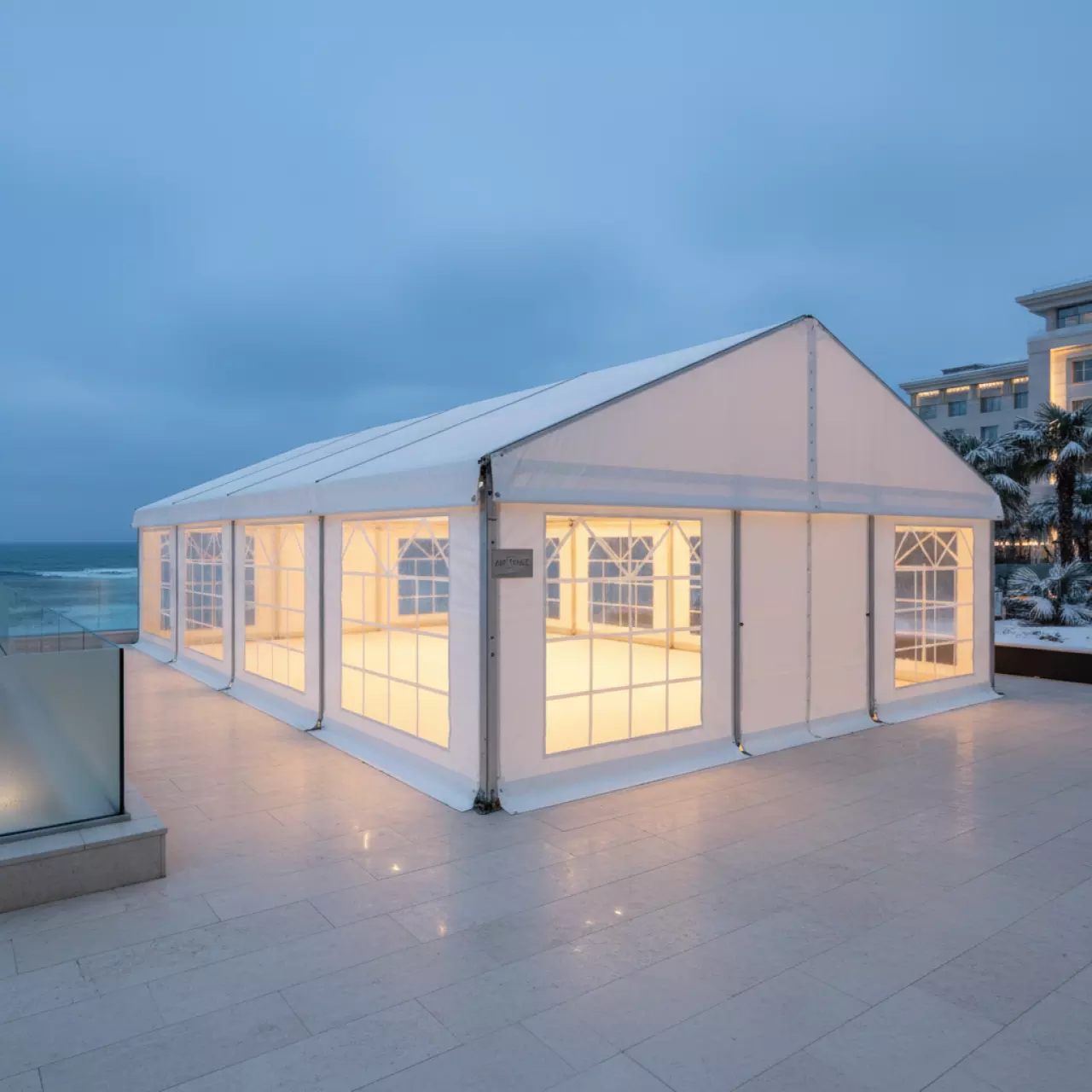 Аренда Шатер 8х24 в Grand Karat Sochi — ART SPACE