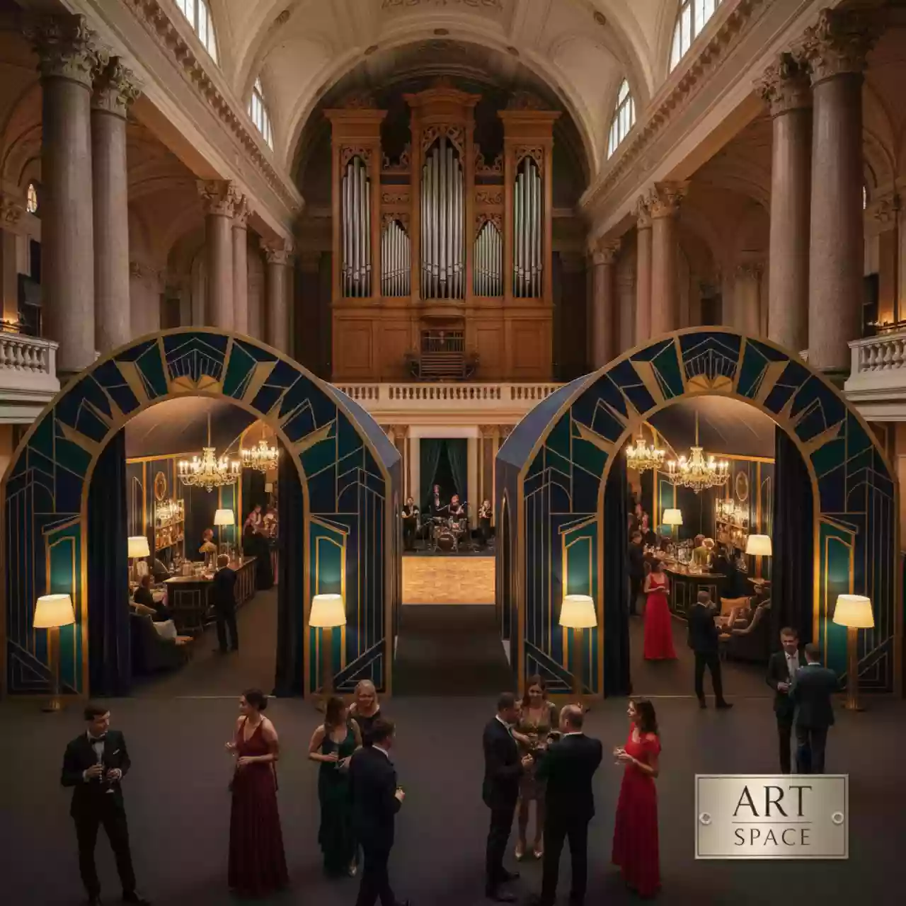 Аренда Шатер арочный 15х13 м и 8х4 м в Зале органной и камерной музыки — ART SPACE