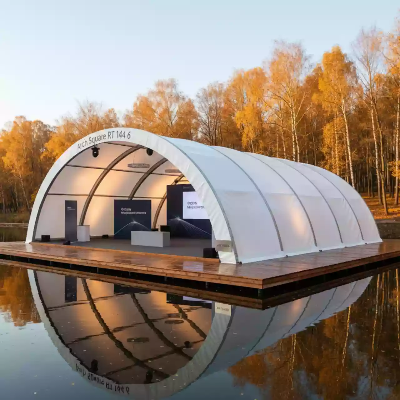 Аренда Шатер арочный Arch Square RT 144 6 в ресторане «Паруса» — ART SPACE