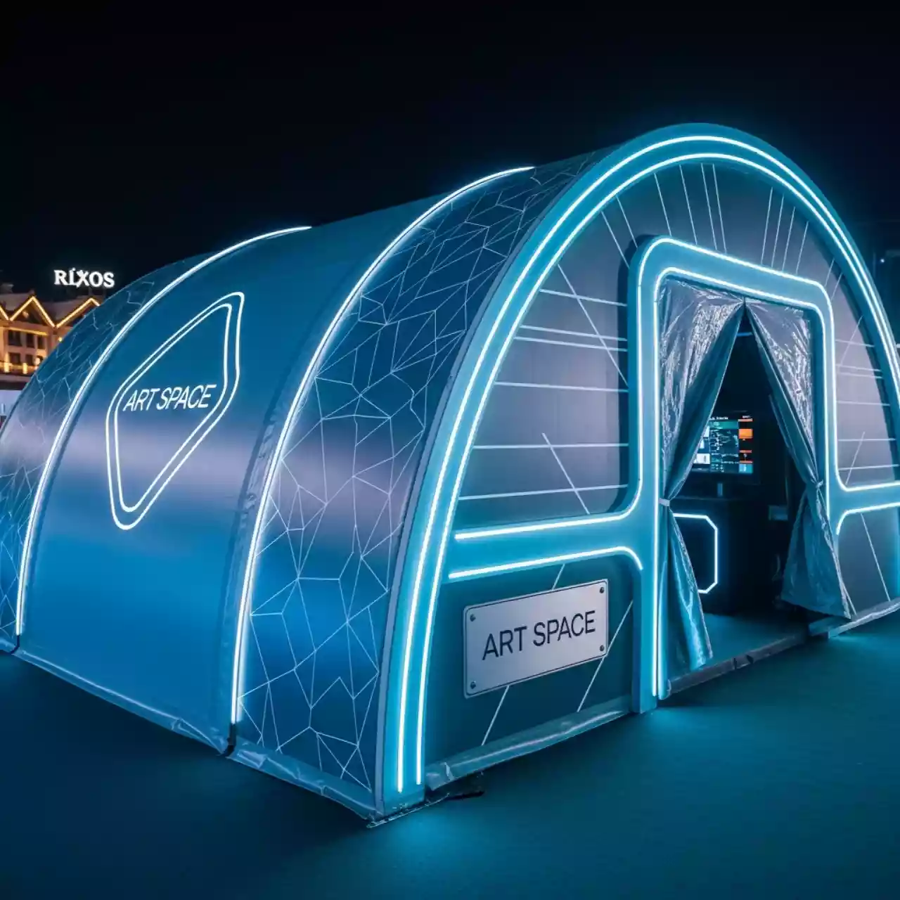 Аренда Шатер арочный Симпл 10х10 м в Rixos Krasnaya Polyana — ART SPACE