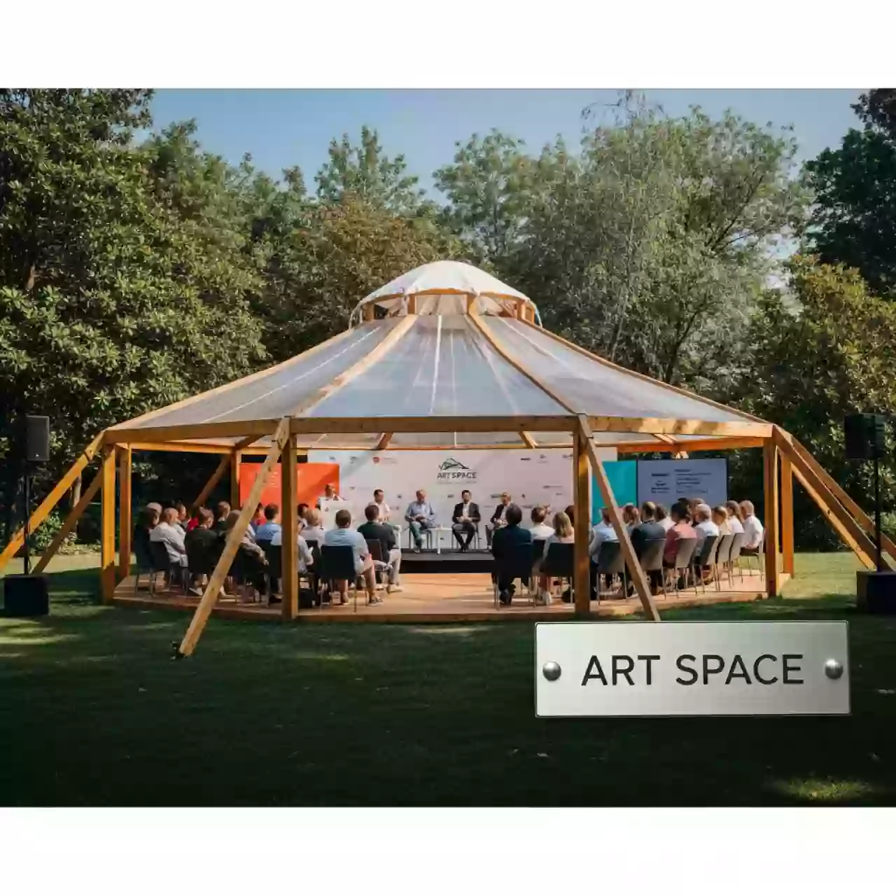 Аренда Шатер деревянный 10х10 в Stella di Mosca — ART SPACE