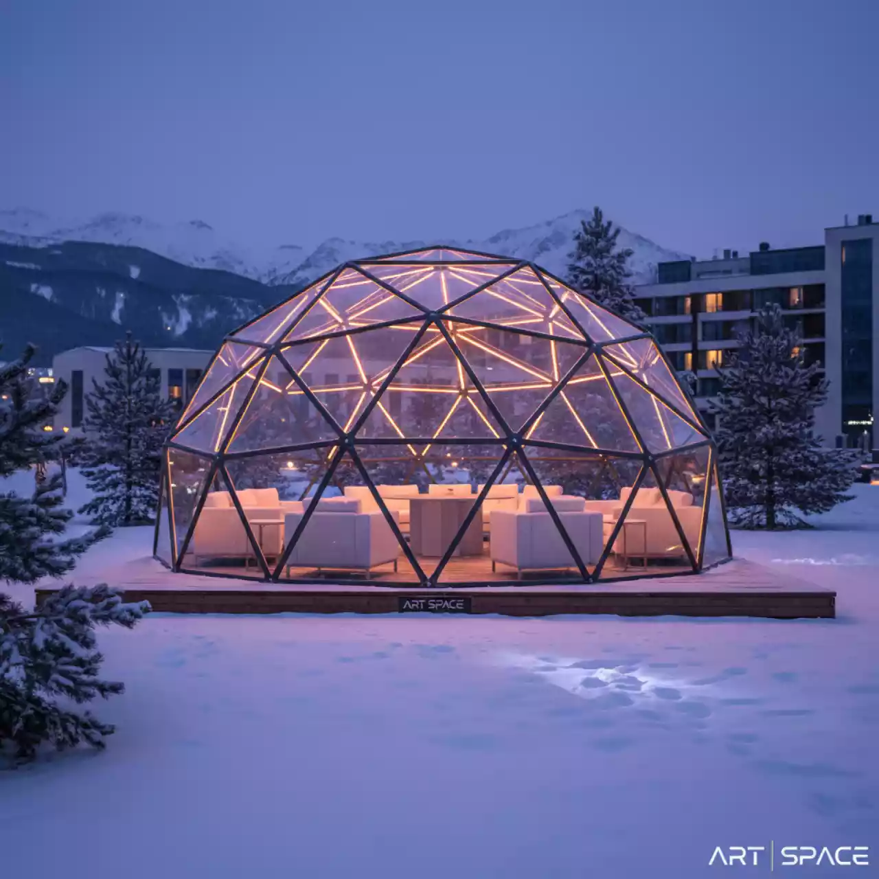 Аренда Шатер для банкетов премиум Bizon 2х3 в Cosmos Sochi Hotel — ART SPACE