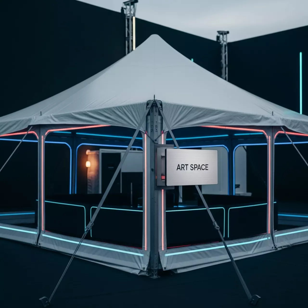 Аренда Шатер для банкетов премиум бизон 3х3 в Delta Sirius — ART SPACE