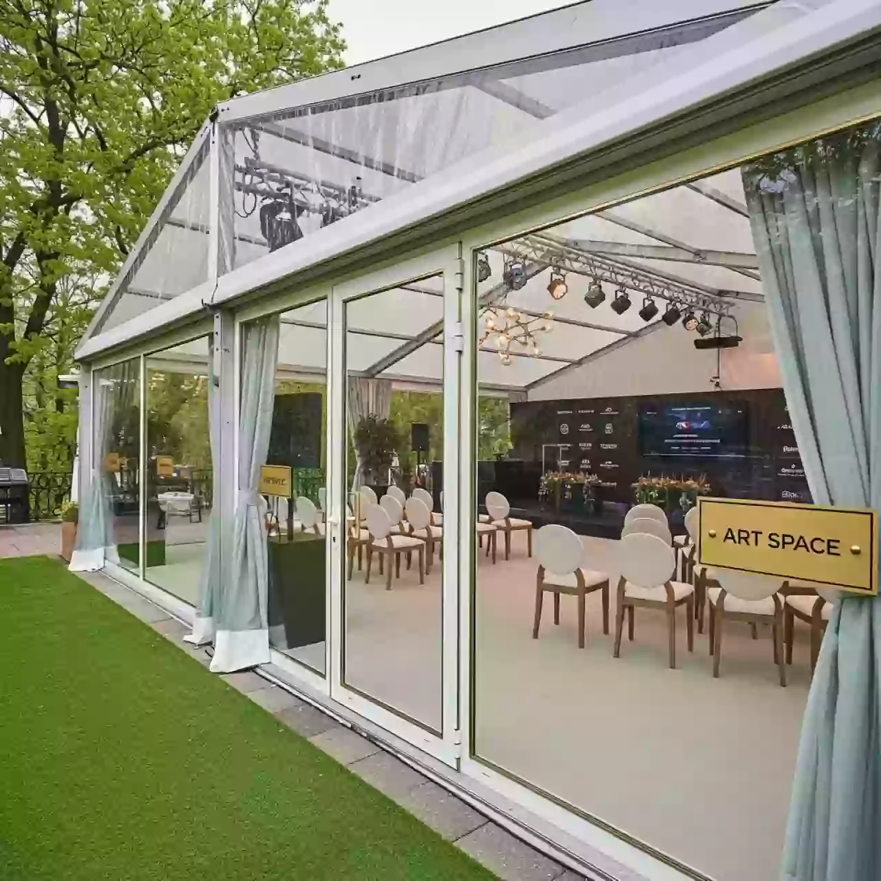 Аренда Шатер для конференций в ресторане «Высота 5642» — ART SPACE