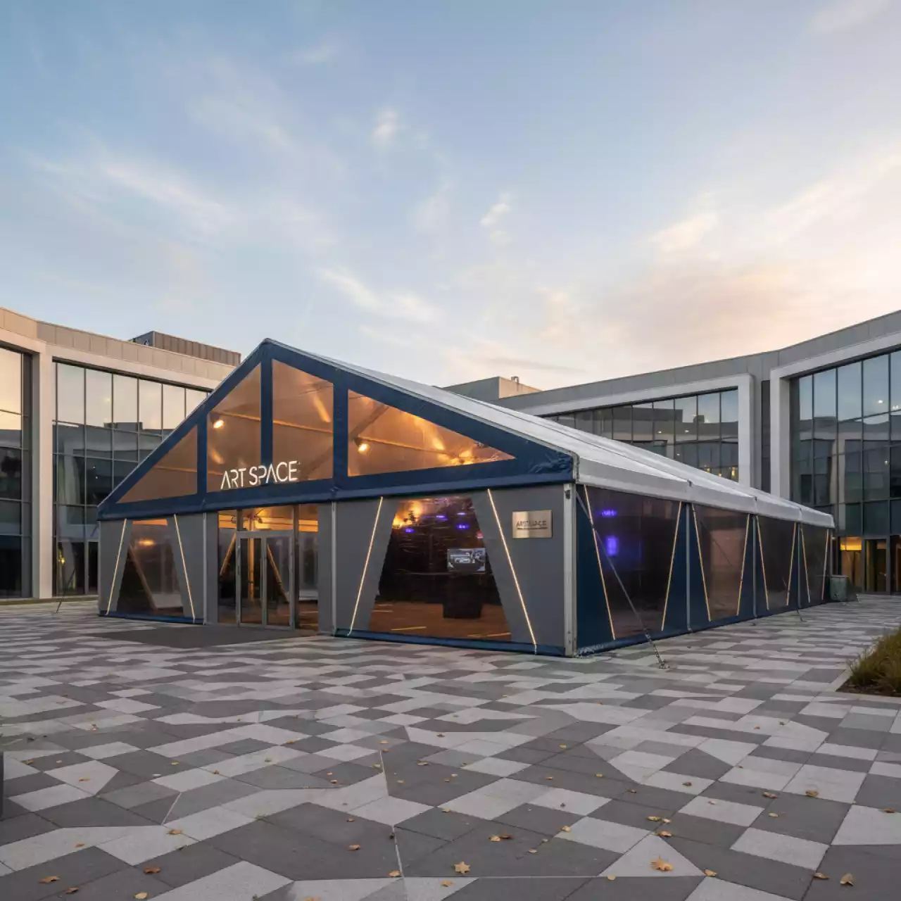 Аренда Шатер двускатный 10х40 м в Cosmos Sochi Hotel — ART SPACE