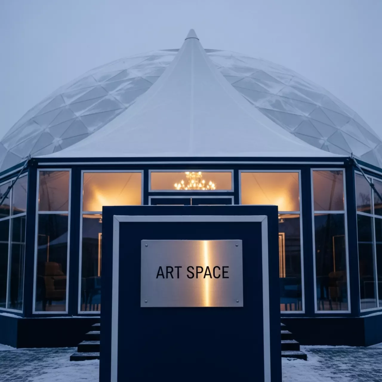 Аренда Шатер двускатный 15х40 м в ледовом дворце «Большой» — ART SPACE