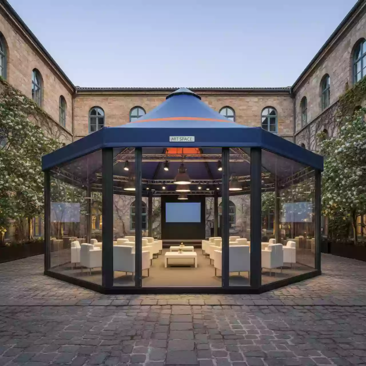 Аренда Шатер гексагональный 163 м² в Boutique Hotel PORTUM 1905 — ART SPACE