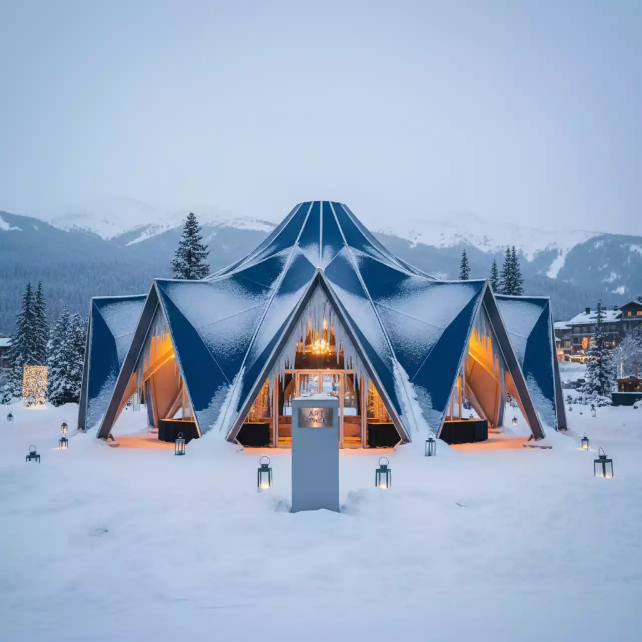 Аренда Шатер каскадный "Сидней" в Rixos Krasnaya Polyana — ART SPACE