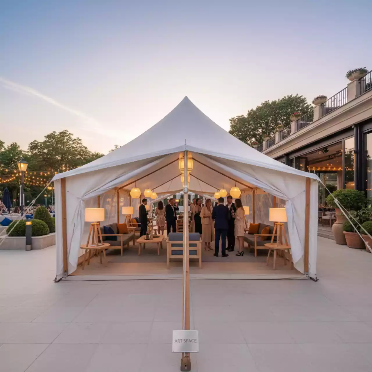 Аренда Шатер Кайт 6х36 в ресторане «D.O.M» — ART SPACE