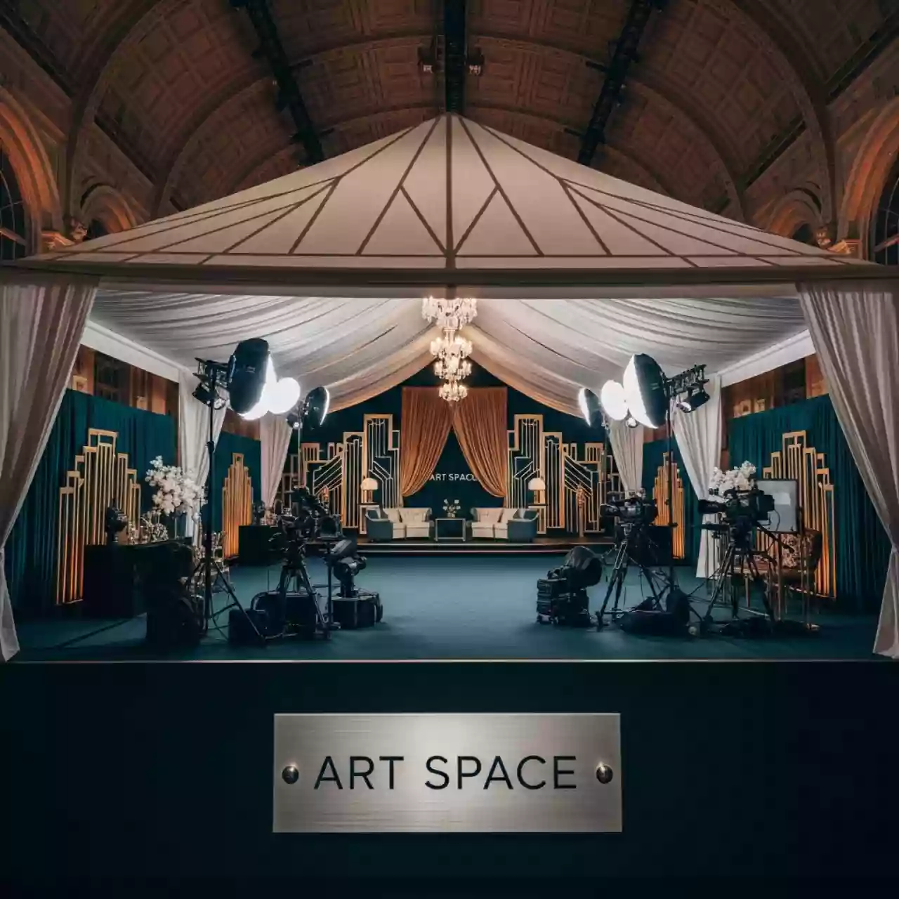 Аренда Шатер классический большой 20х25 м в зале «Чайка» (Морпорт) — ART SPACE