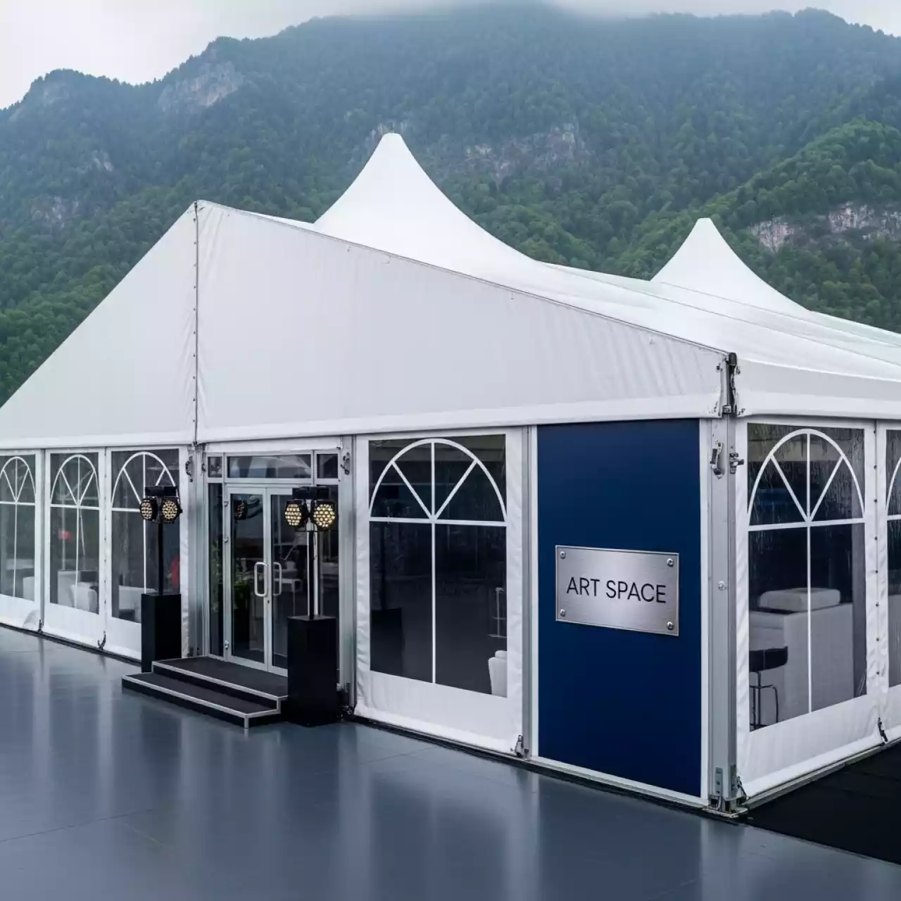 Аренда Шатер классический большой 25х30 м в Skypark Sochi — ART SPACE