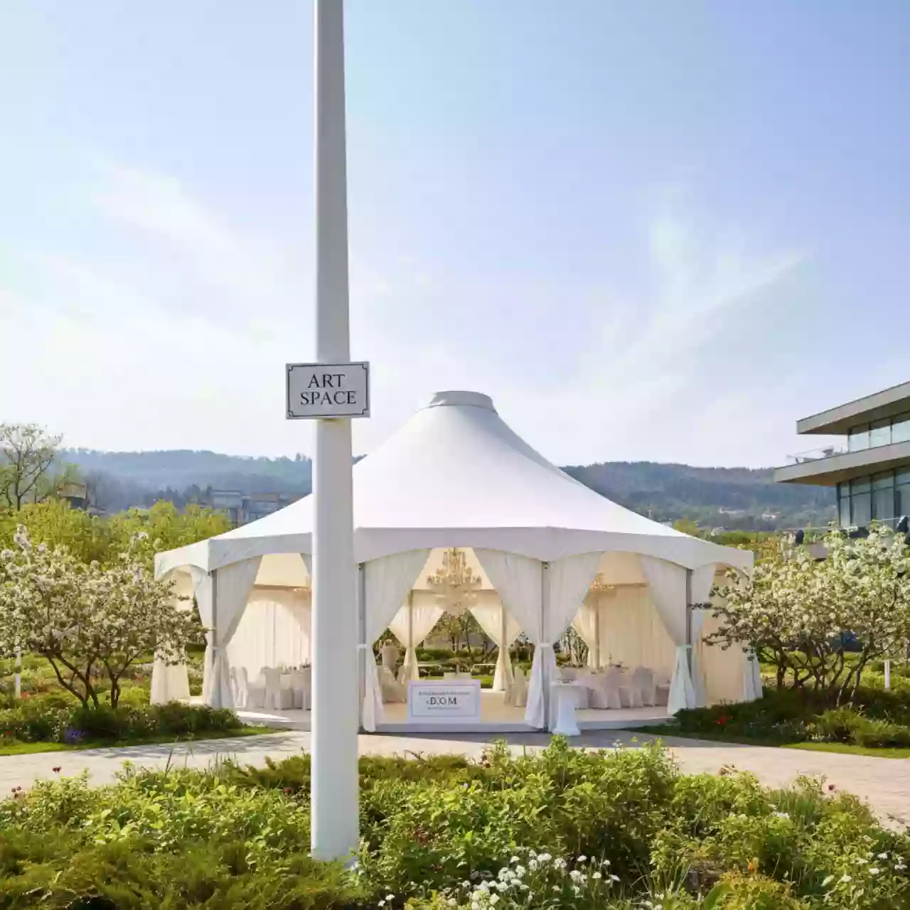 Аренда Шатер классический большой 25х35 м в ресторане «D.O.M» — ART SPACE