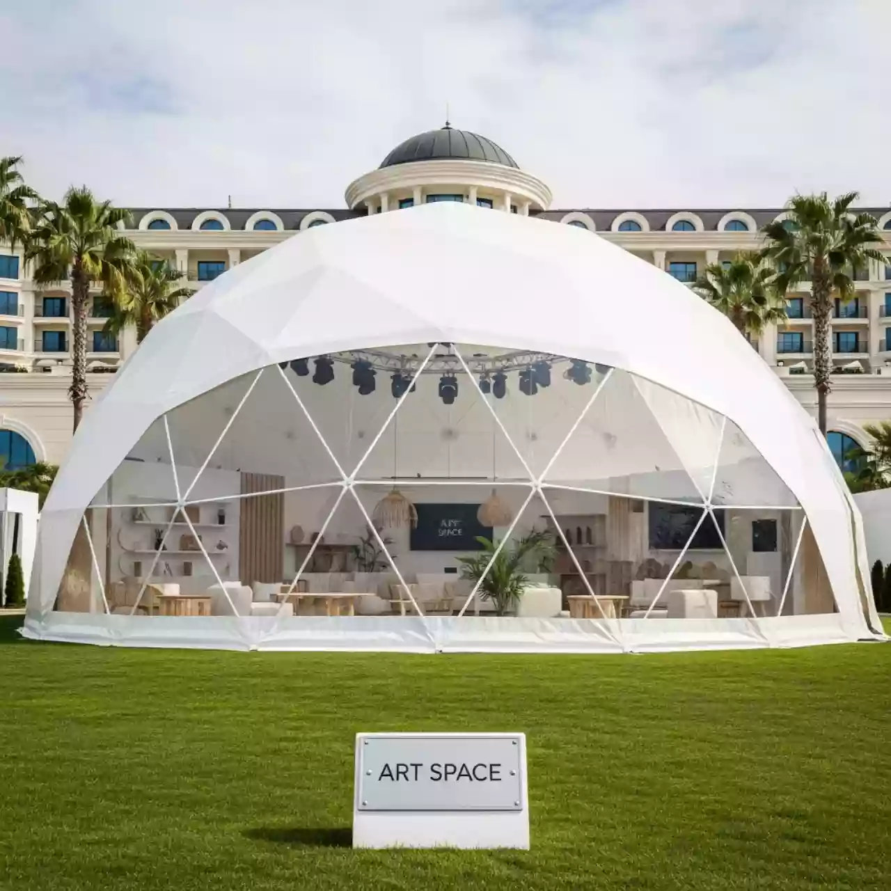 Аренда Шатер купольный 15х10 м в Swissôtel Resort Sochi Kamelia — ART SPACE
