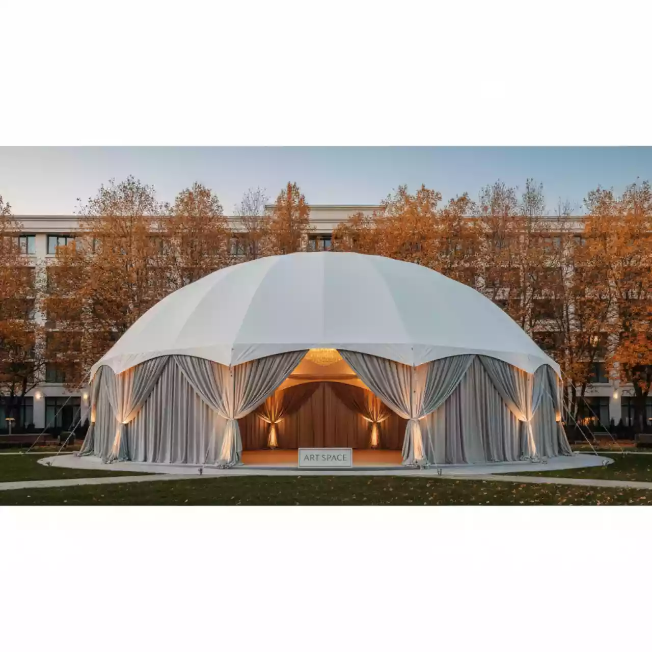 Аренда Шатер купольный 16,6х14,4 м в Сочи Парк Отеле — ART SPACE