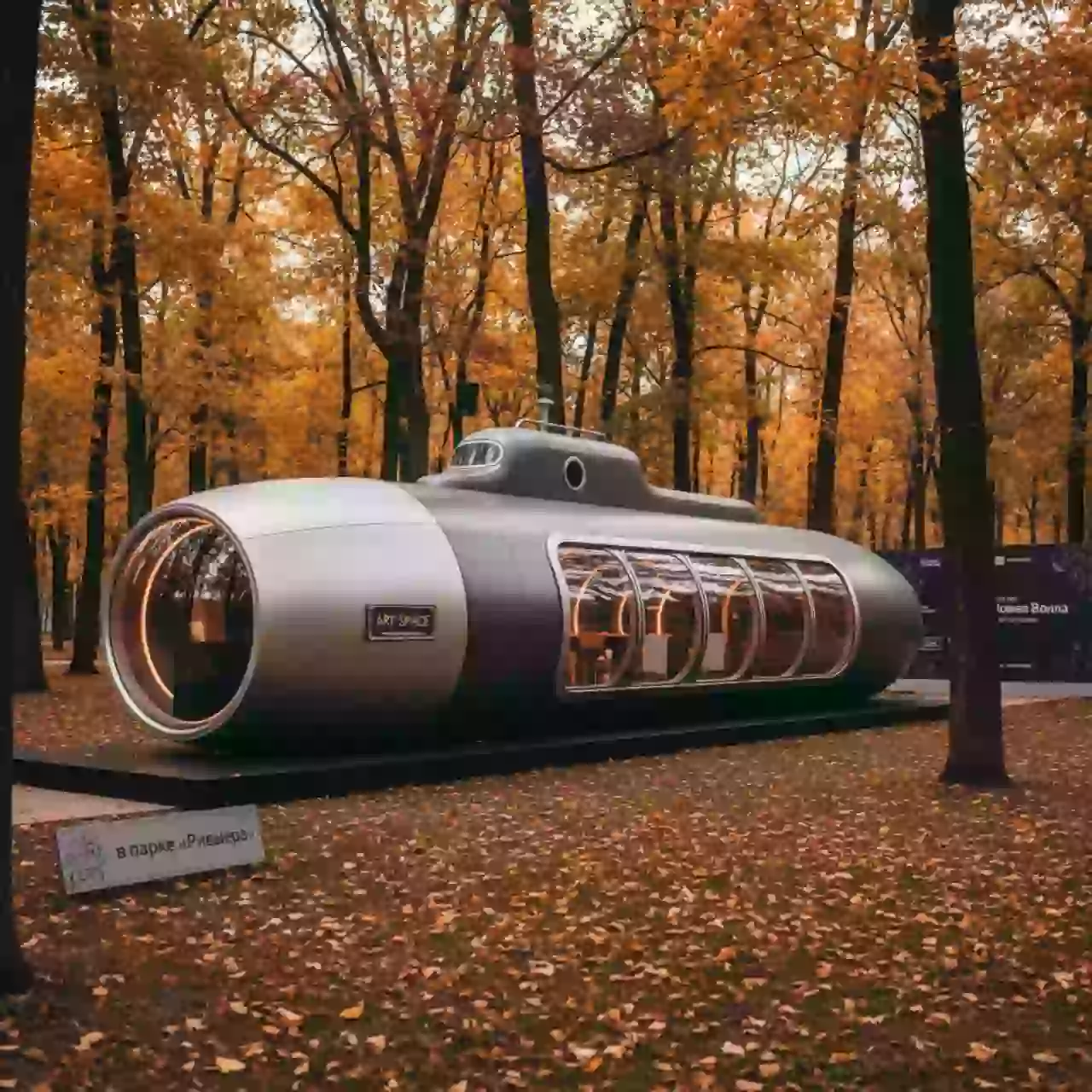 Аренда Шатер летнее кафе подводная лодка в парке «Ривьера» — ART SPACE