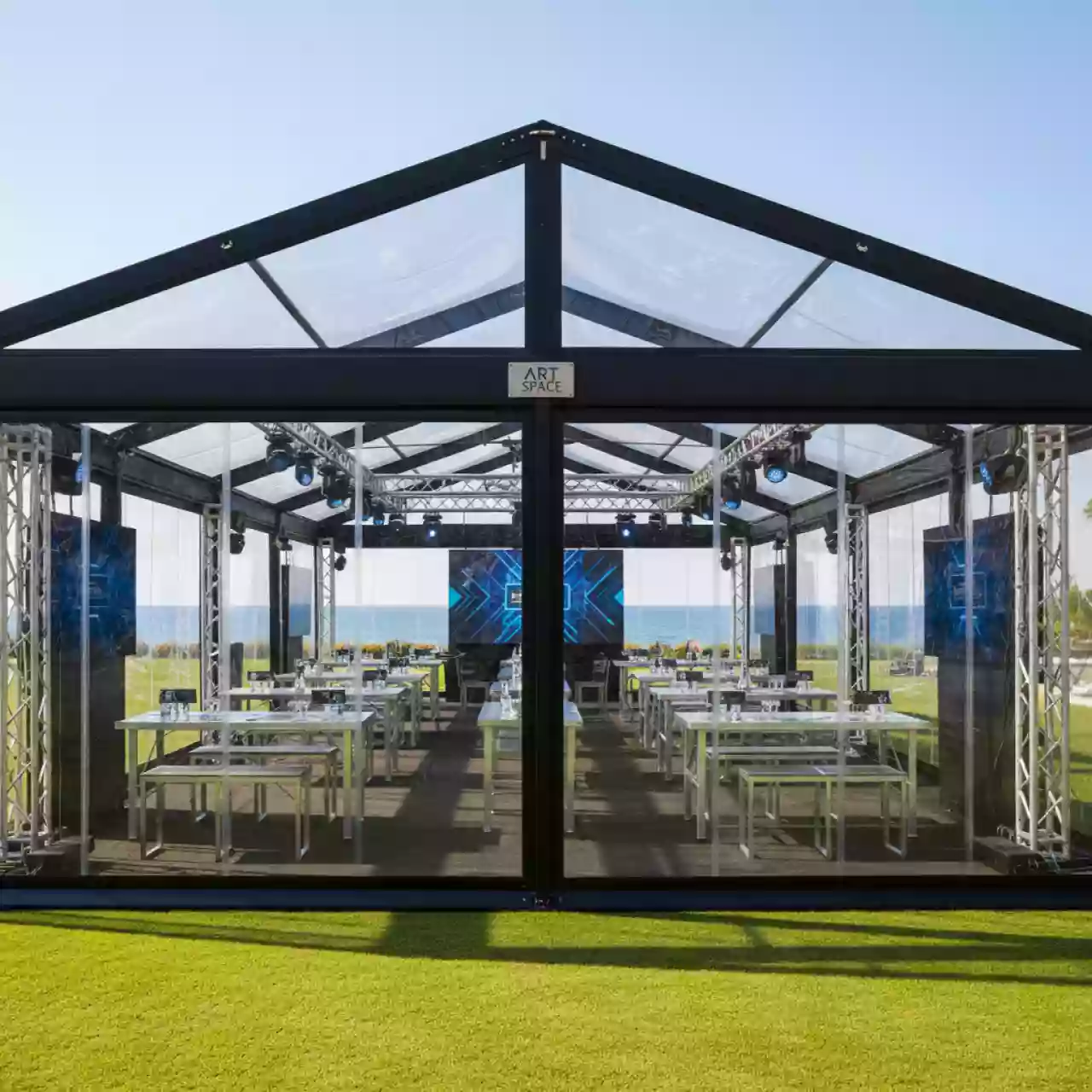 Аренда Шатер LUX в отеле Radisson Lazurnaya — ART SPACE