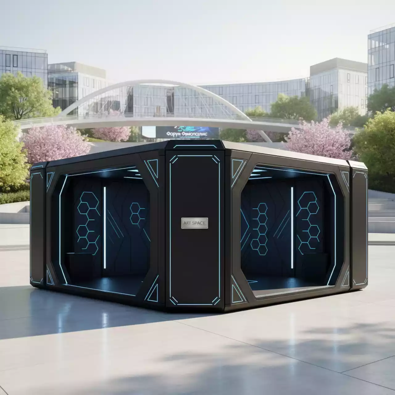 Аренда Шатер мобильный трансформер черный 8х4 в Bridge Resort — ART SPACE