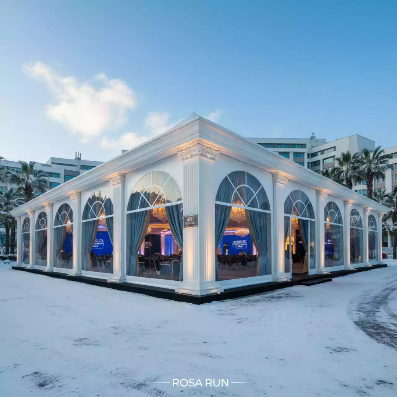 Аренда Шатер павильон 20х30 м в санатории «Заполярье» — ART SPACE