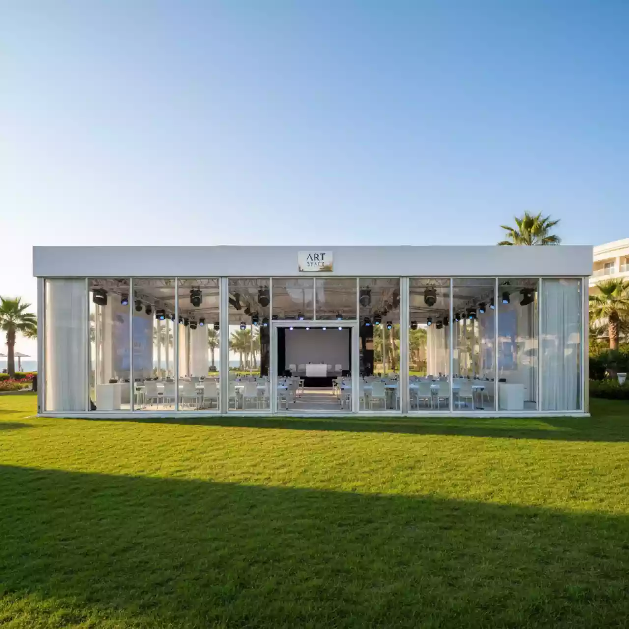 Аренда Шатер павильон 25х40 в Bridge Resort — ART SPACE