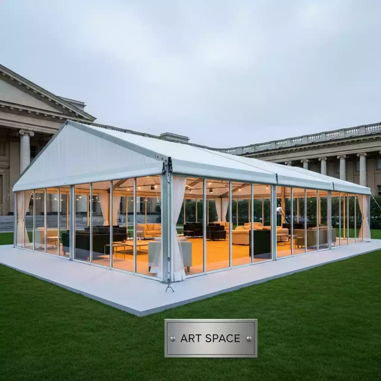 Аренда Шатер павильон 30х35 м в санатории «Металлург» — ART SPACE