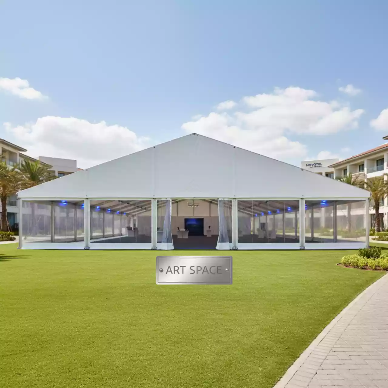 Аренда Шатер павильон 30х45 в Novotel Resort — ART SPACE
