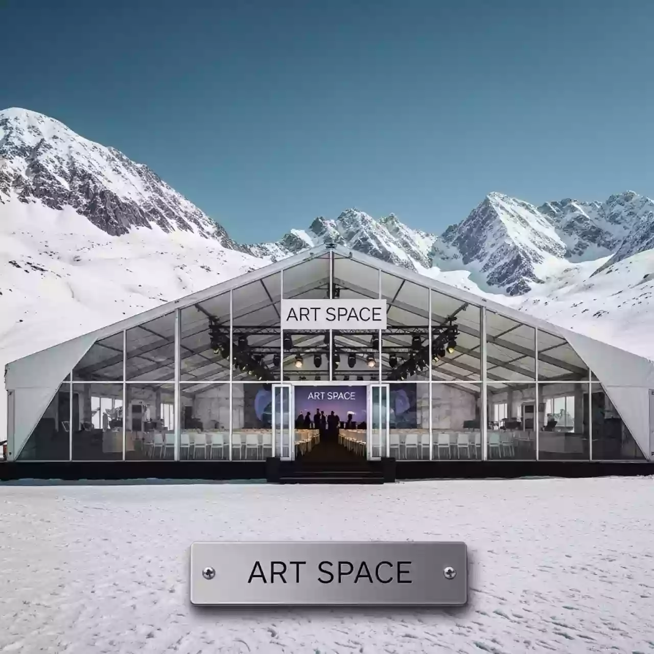 Аренда Шатер павильон 30х50 м на курорте «Газпром» (Альпика) — ART SPACE