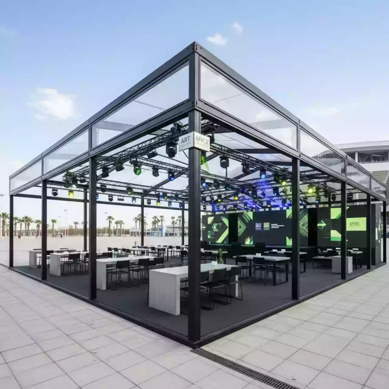 Аренда Шатер павильон 400 м² на арене «Фишт» — ART SPACE