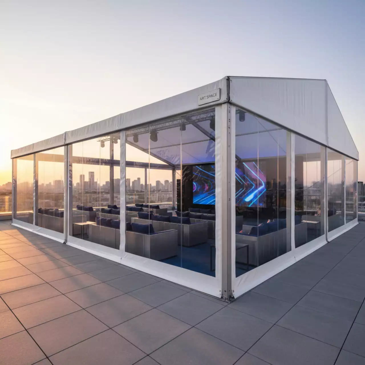 Аренда Шатер павильон 900 м² в Panorama by Mercure — ART SPACE