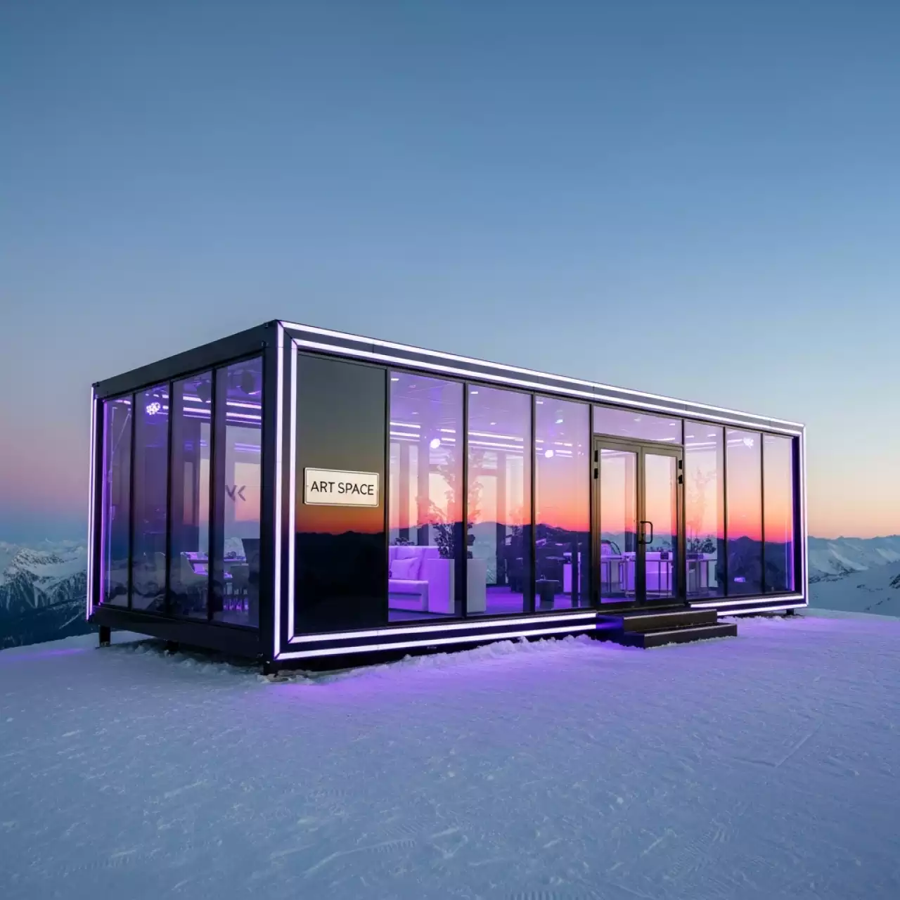 Аренда Шатер прямоугольный Liama Est на площадке Rosa Peak (2320м) — ART SPACE