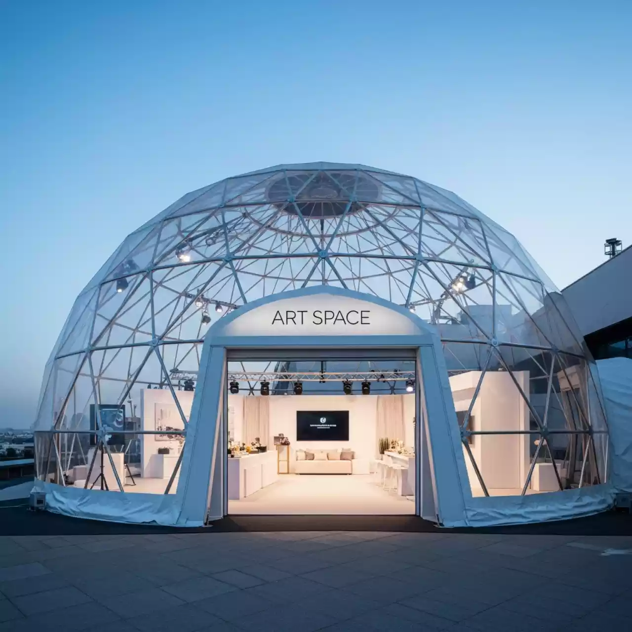 Аренда Шатер сферический купол 26 в Courtyard by Marriott Sochi — ART SPACE