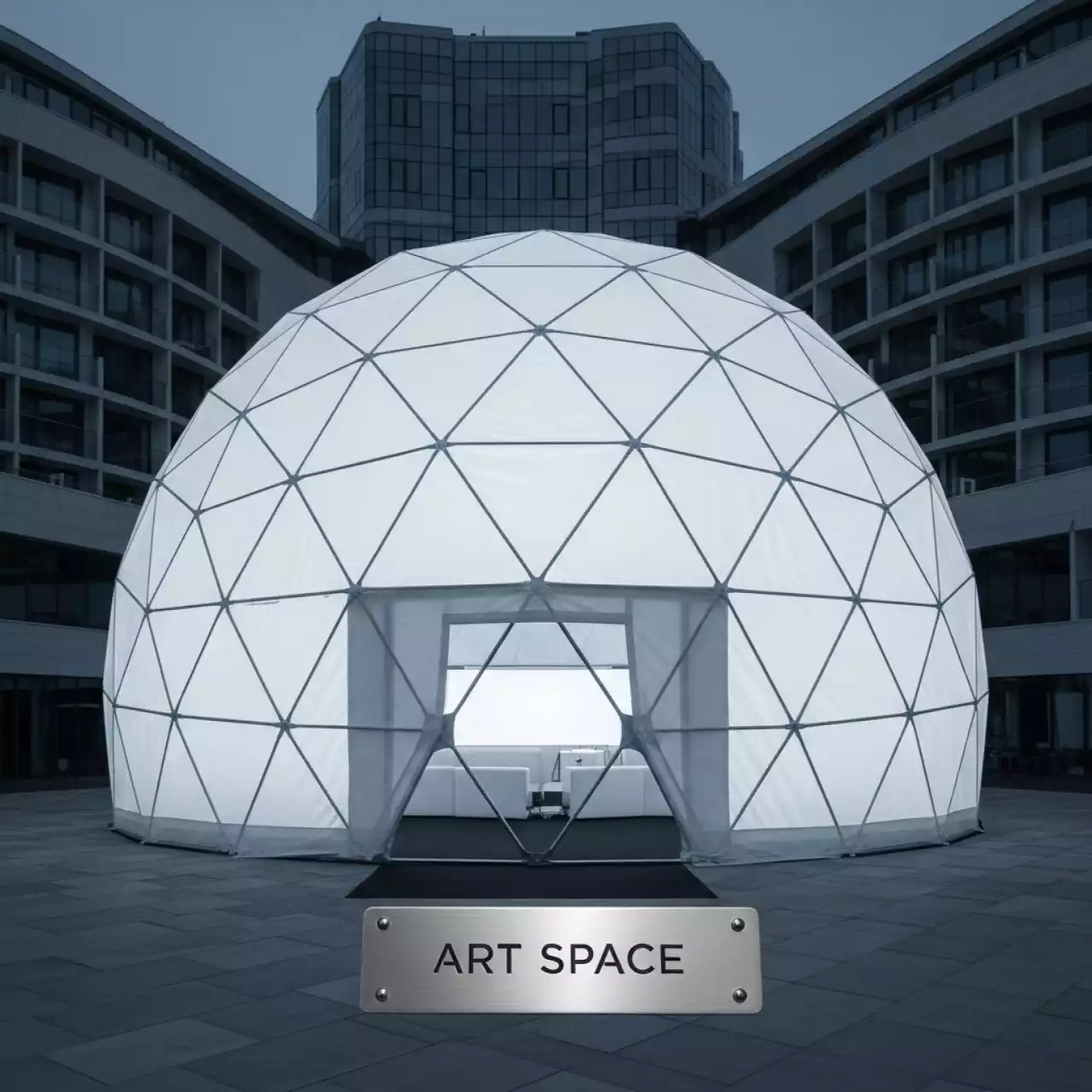 Аренда Шатер сферический Sphere RT 530D 26 в Radisson Hotel Rosa Khutor — ART SPACE