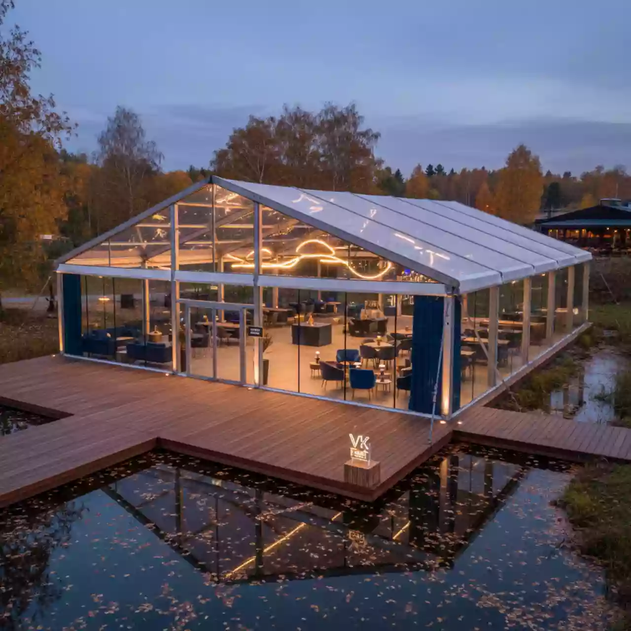 Аренда Шатер в полной комплектации в ресторане «Voda» — ART SPACE