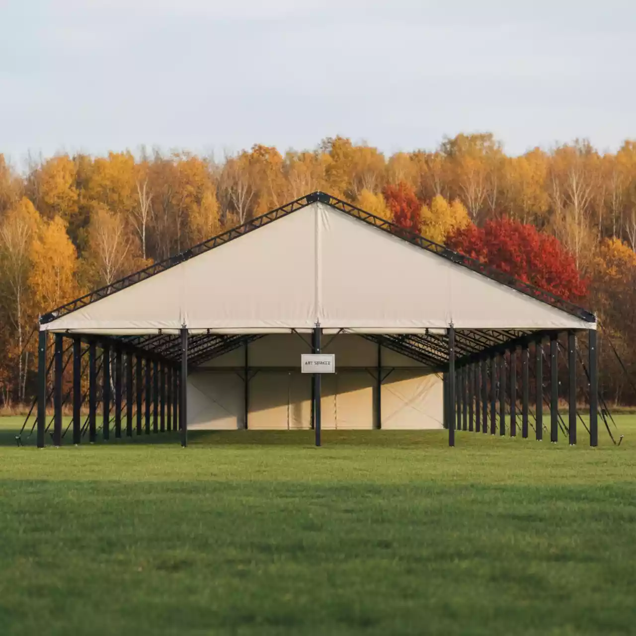 Аренда Шатры для автоспорта в этно-парке «Моя Россия» — ART SPACE