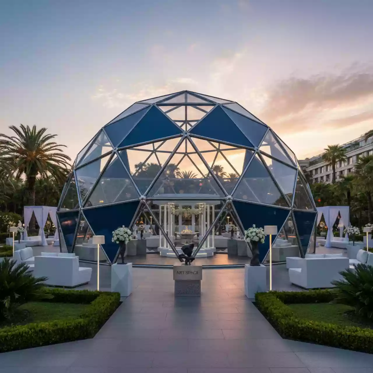 Аренда Шатры Шатросфера для свадеб в Rodina Grand Hotel & SPA — ART SPACE