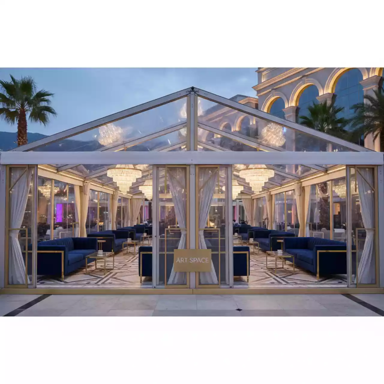 Аренда Шатры тенты мебель в казино «Сочи» — ART SPACE