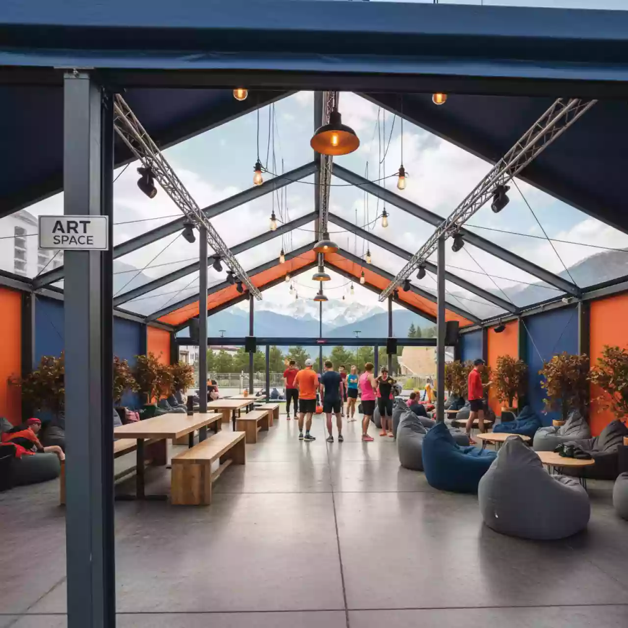 Аренда Шатры тенты навесы Тентострой в Sochi Marriott Krasnaya Polyana — ART SPACE