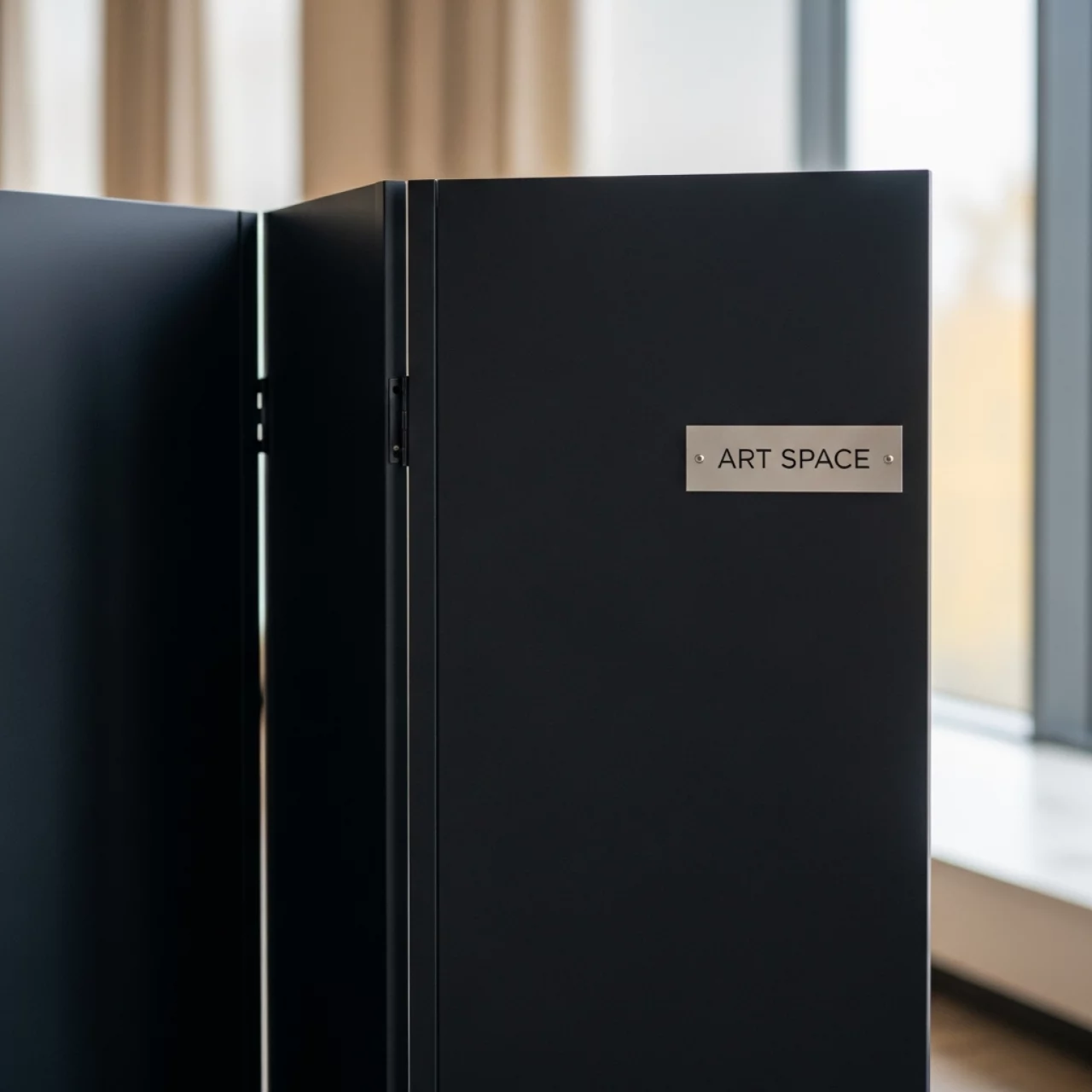 Аренда Ширма Fold Black черная в Courtyard by Marriott Sochi — ART SPACE