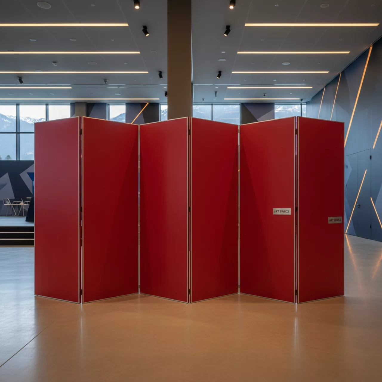 Аренда Ширма Fold Red красная в Radisson Hotel Rosa Khutor — ART SPACE