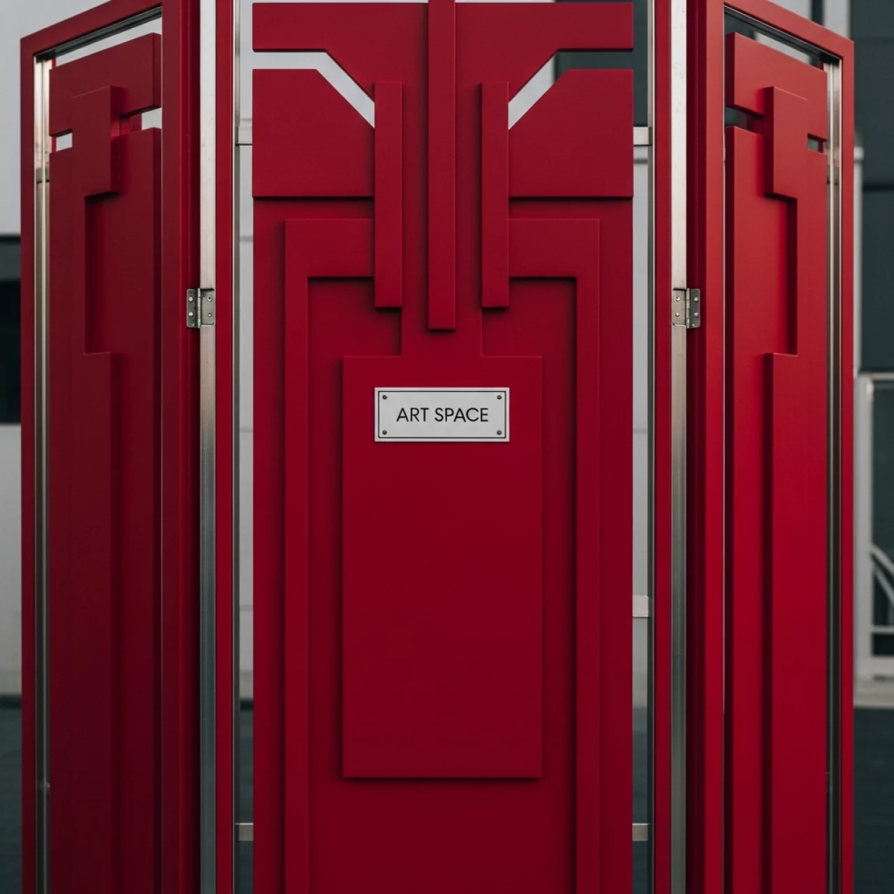 Аренда Ширма красно бордовая на курорте «Газпром» (Альпика) — ART SPACE