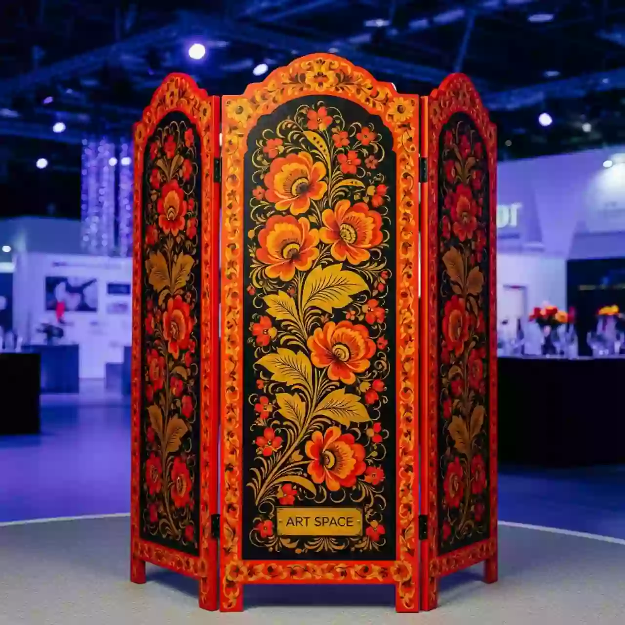 Аренда Ширма с росписью под хохлому в Сириус Арене — ART SPACE