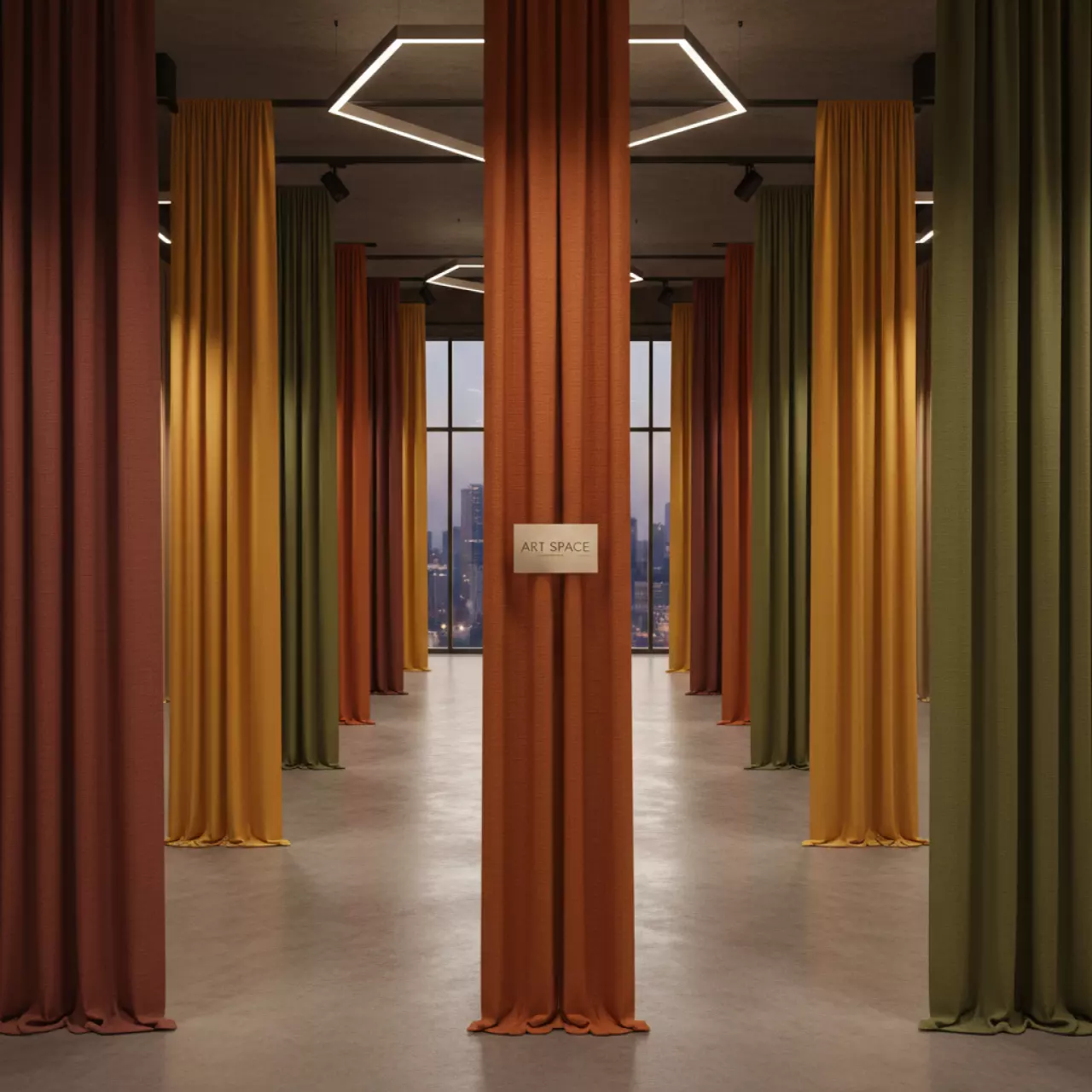 Аренда Ширмы для зонирования в Panorama by Mercure — ART SPACE