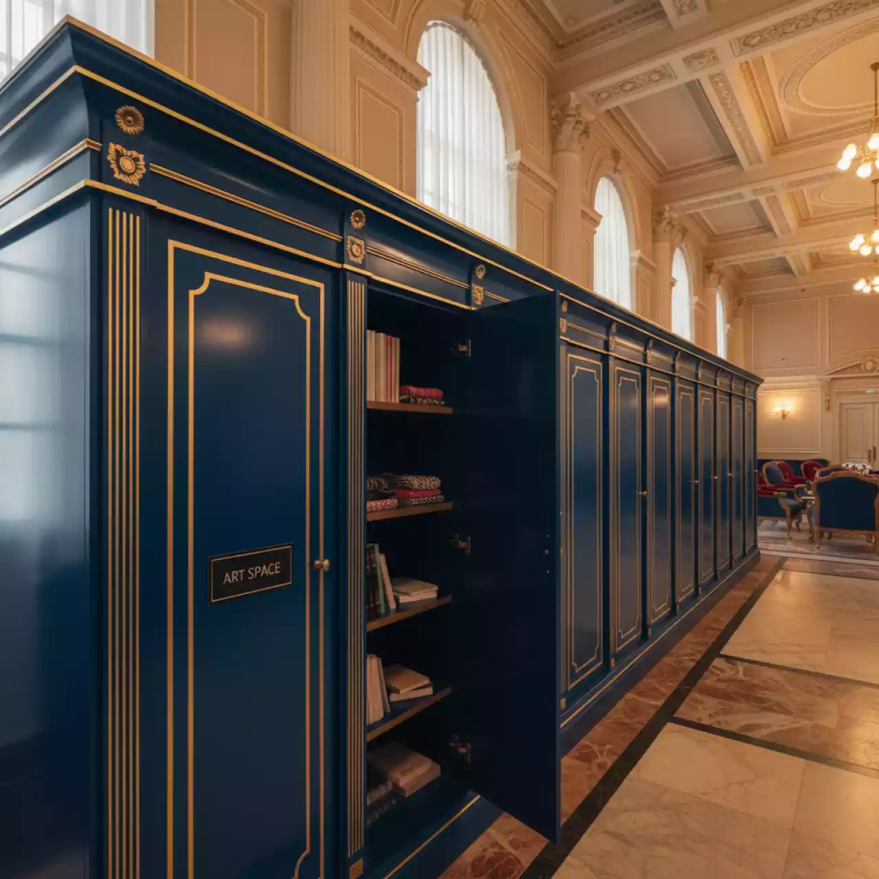 Аренда Шкафов локеров в Зимнем театре — ART SPACE