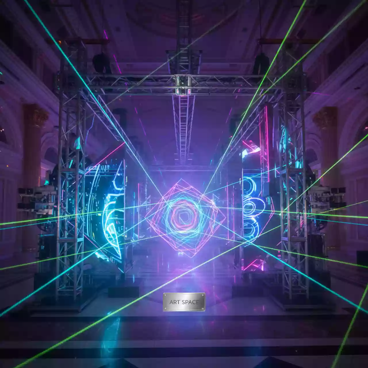 Аренда Шоу лазерное для частных мероприятий в Гранд Отель Поляна — ART SPACE