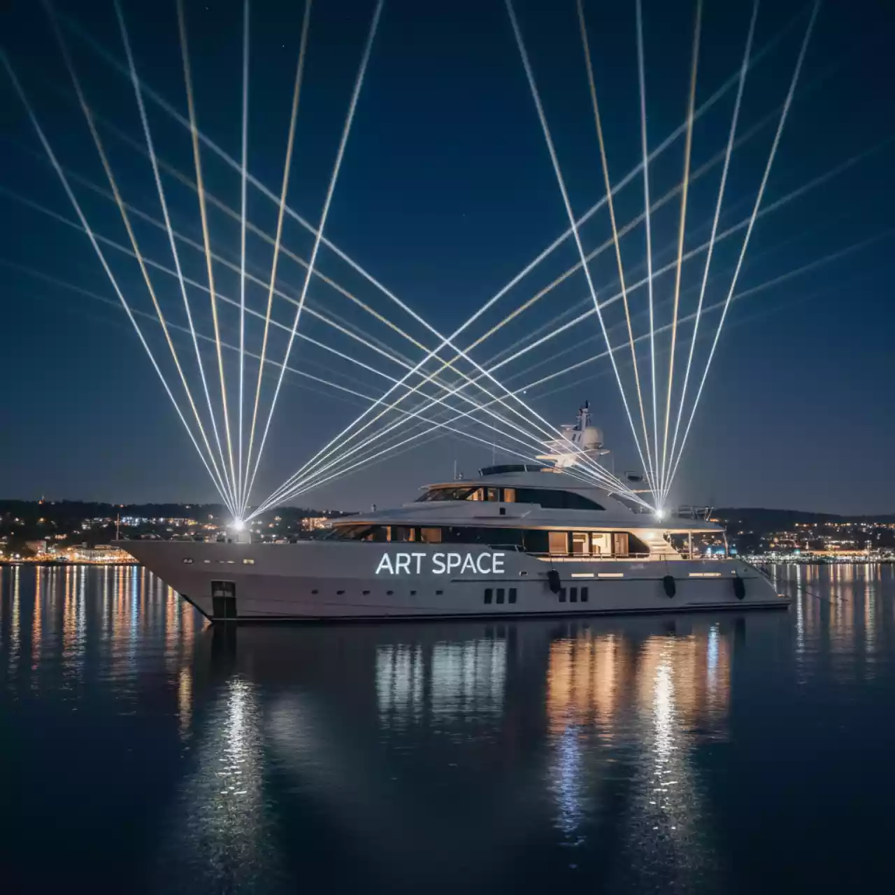 Аренда Шоу лазерное на корпоратив на VIP-яхте (Имеретинский порт) — ART SPACE