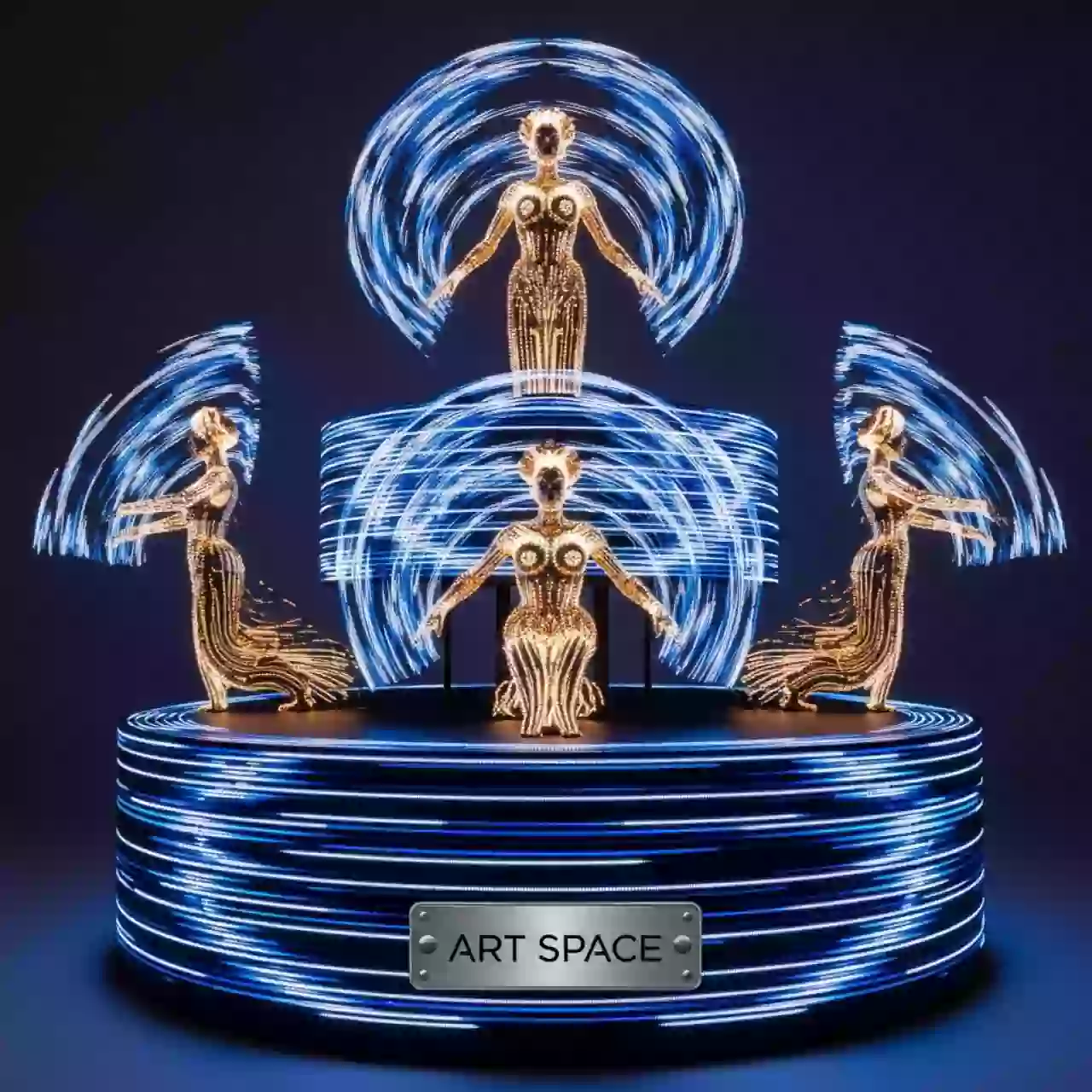 Аренда Шоу светодиодное три богини в Поляна 1389 Отель и Спа — ART SPACE